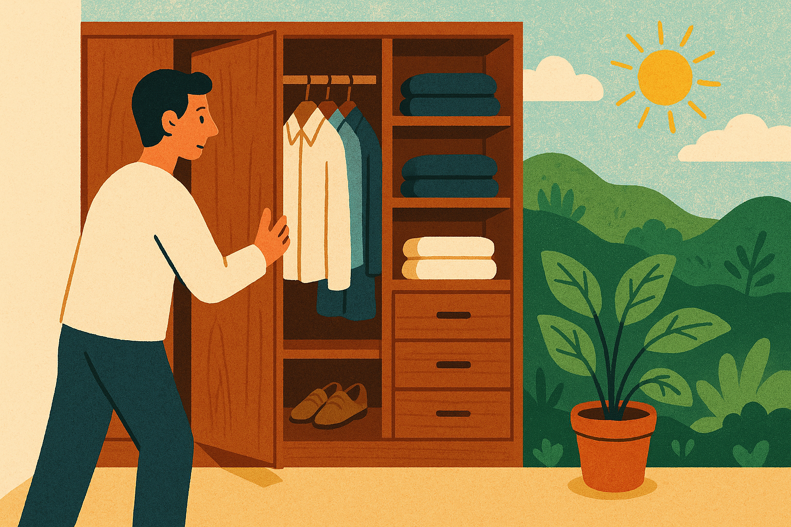 Illustration for Timeless Design, Sustainable Future
